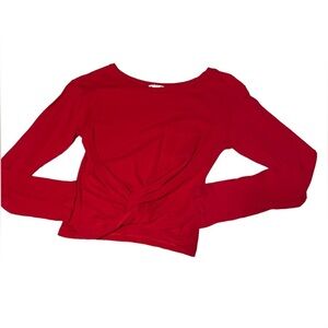 EDC Long sleeve red shirt size M